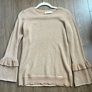 Michael Kors gold sweater size 2